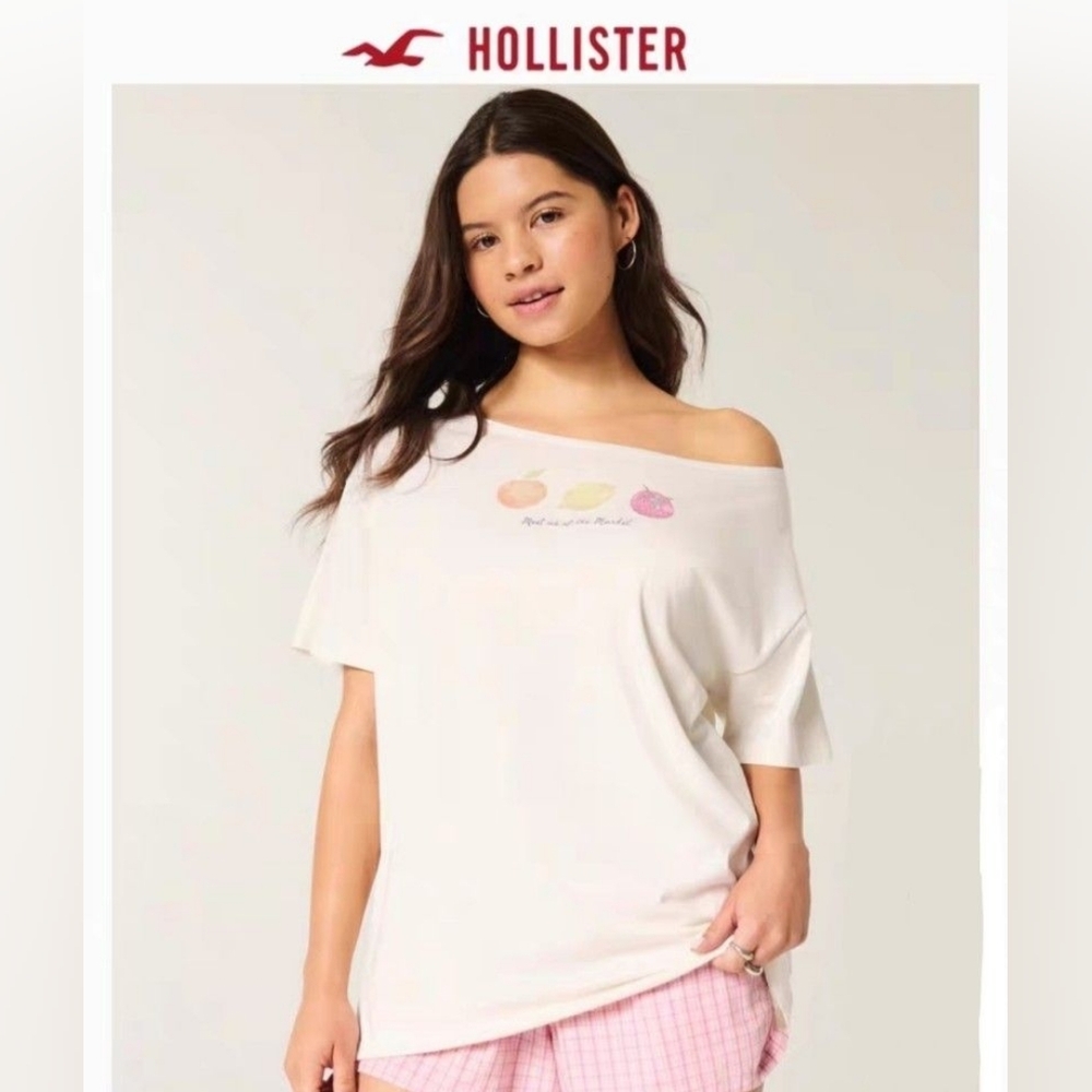 WILL BE GONE SOON) NWT, "Farmers Market T-shirt By "Hollister"
